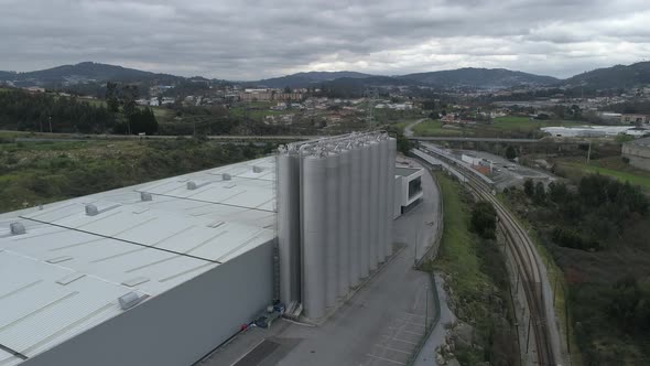 Huge Industrial Reservoir Towers