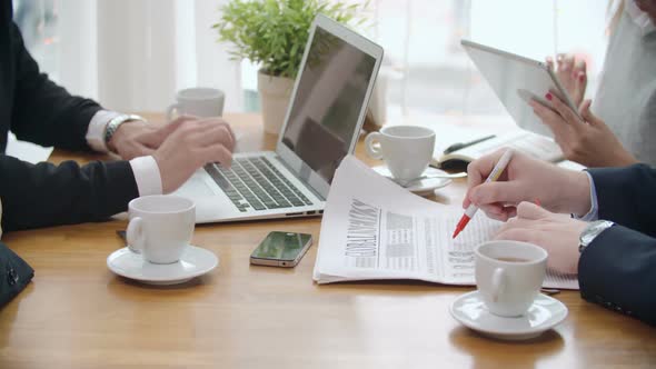 Working over Coffee  alt