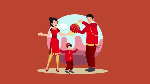 Chinese New Year Animation Scene 03