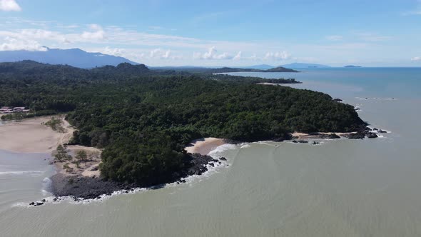 The Beaches at the most southern part of Borneo Island