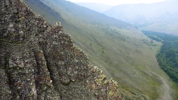 Mountain Sarma Gorge River and Forest