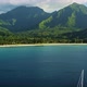 Aerial View of Tropical Coastline, Hanalei Bay, Kauai - VideoHive Item for Sale