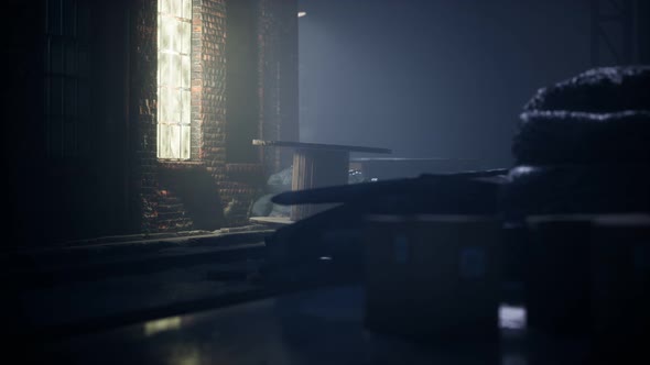 Ruins of a Very Heavily Polluted Industrial Factory alt