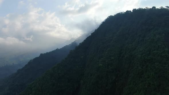 Clouds Above Green Mountains