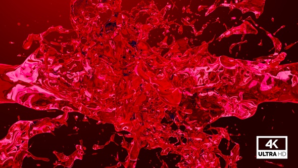 Red Water Splash Collision alt