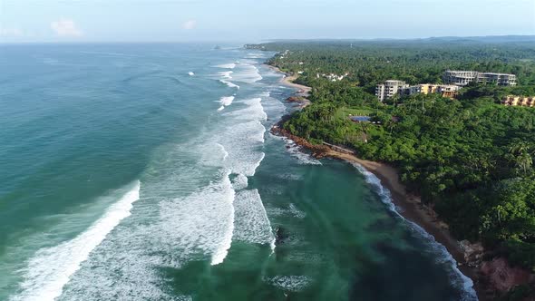 Flyover Weligama Coastline