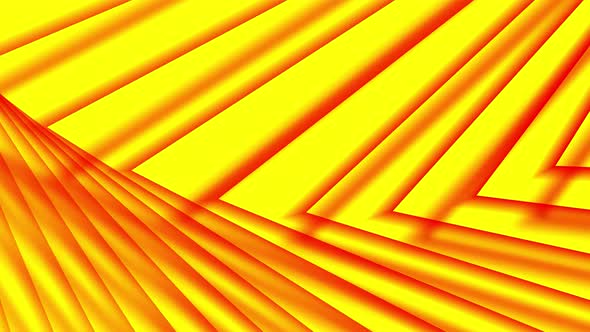 Yellow geometric abstract stripes background