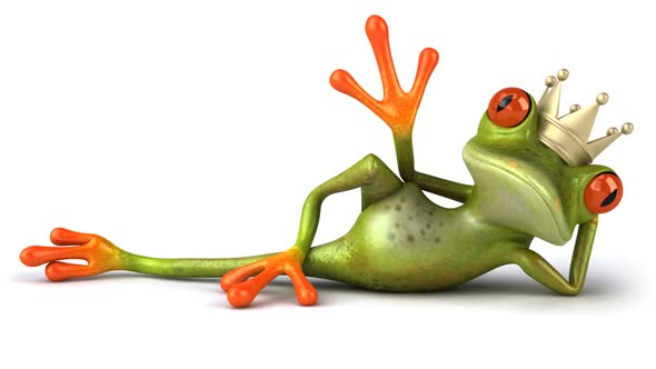 Fun king frog 