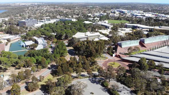 Aerial View of a University Campus in Australia