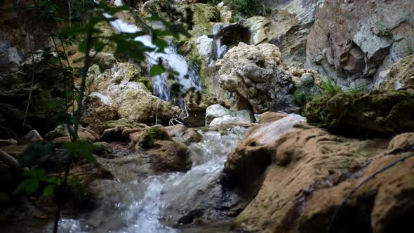 Small waterfall in the forest - Romania 4