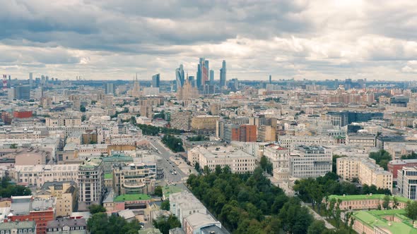 Aerial View of Moscow