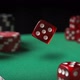 Red Dice Casino Chips Cards on Green Felt - VideoHive Item for Sale