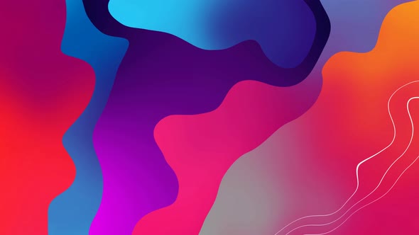 abstract colorful Liquid Waves motion background