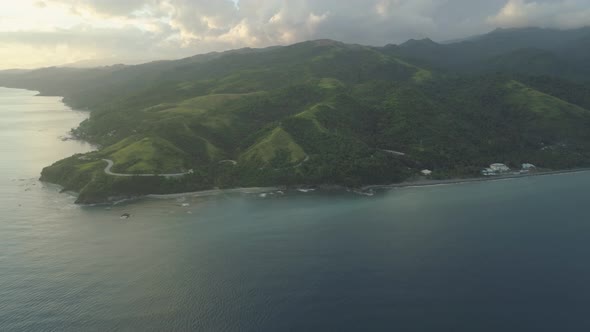 Sea Landscape at Sunset