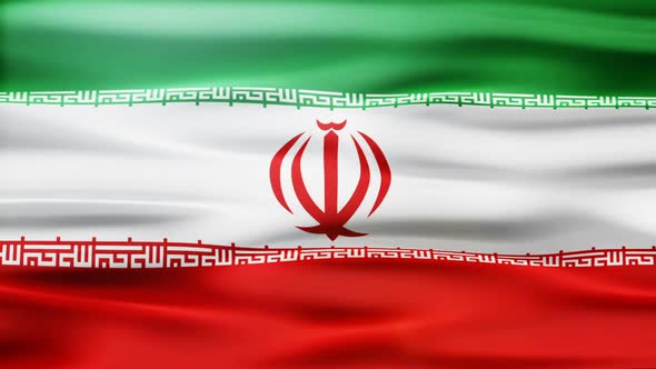 Iran Flag Waving