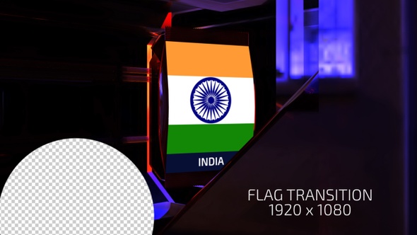 India Flag Transition