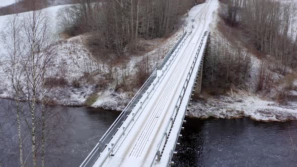 Flight Above Bridge