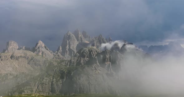 National Nature Park Tre Cime In the Dolomites Alps