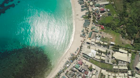 Seascape with Beach and Sea. Philippines, Luzon