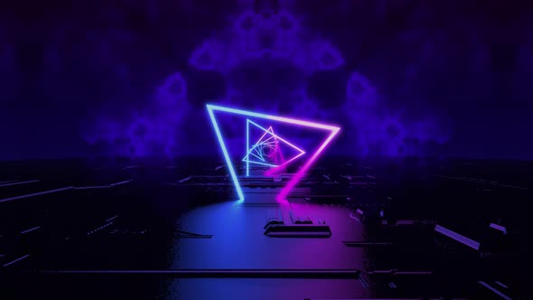 Lights Triangle 4K alt