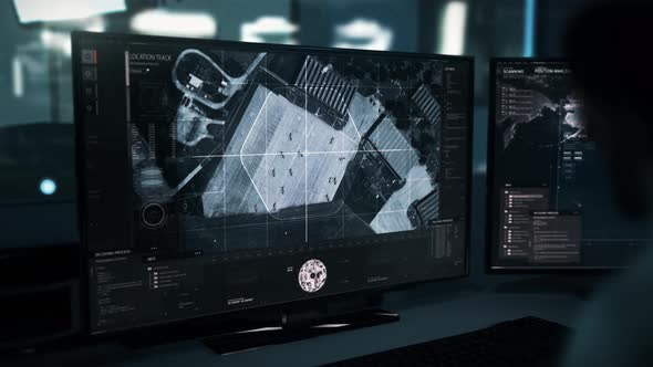 International spy scanner detected multiple helicopters at the military base alt