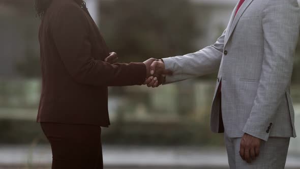 Cropped Shot of Business Handshake