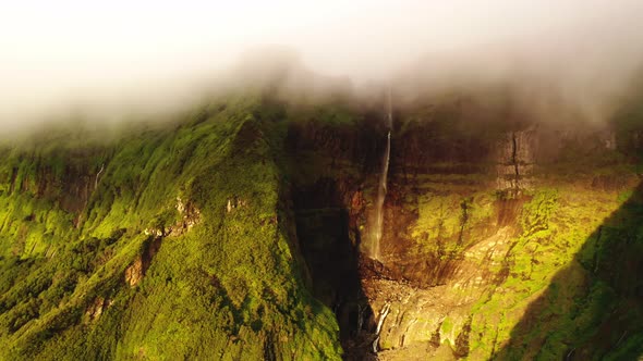 Mountains of Poco Ribeira Do Ferreiro Alagoinha Flores Island AzoresPortugal