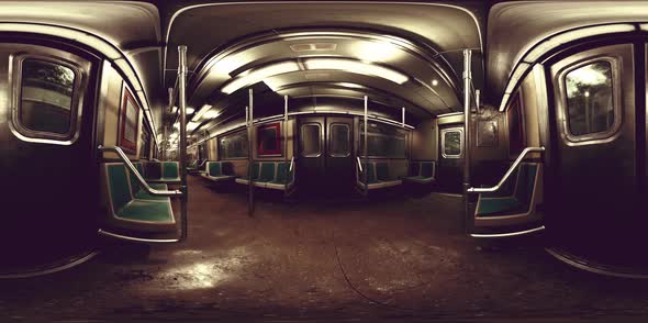VR360 Old Underground Subway Metro Wagon alt