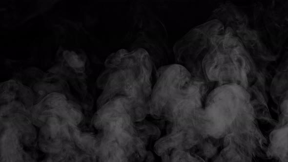 Super Slow Motion Shot of Atmospheric Smoke Abstract Background at 1000Fps