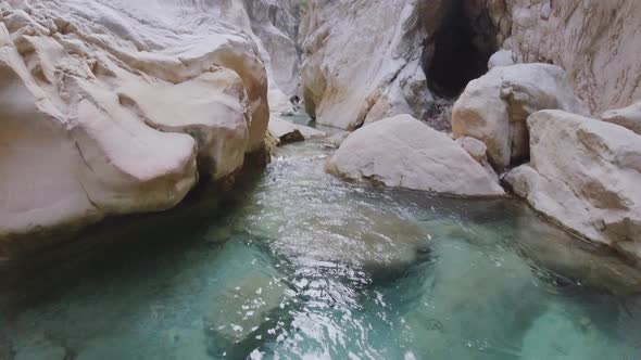 Blue Water in the Goynuk Canyon in Turkey