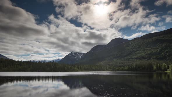 lake water norway nature timelapse lofoten