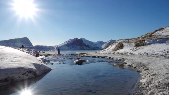 Winter Beach At The Lofoten 9