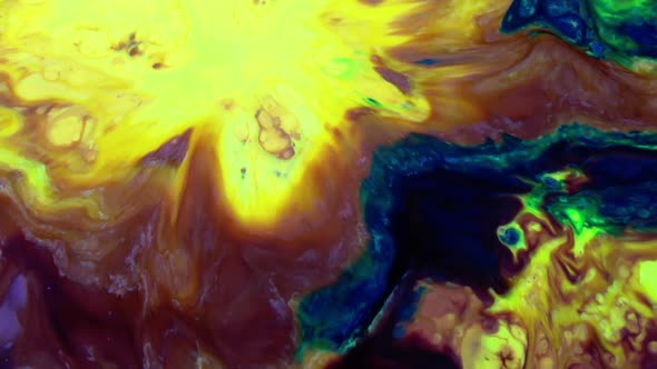 Abstract Colorful Paint Ink Diffusion Galactic Movement 1 alt