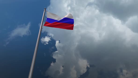 Russian Flag Waving 2K