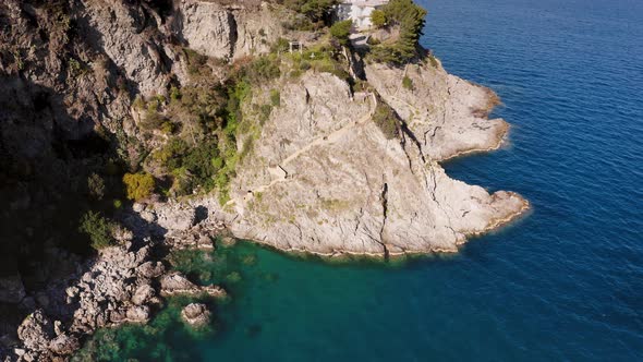 Cliff Overlooking the Ocean