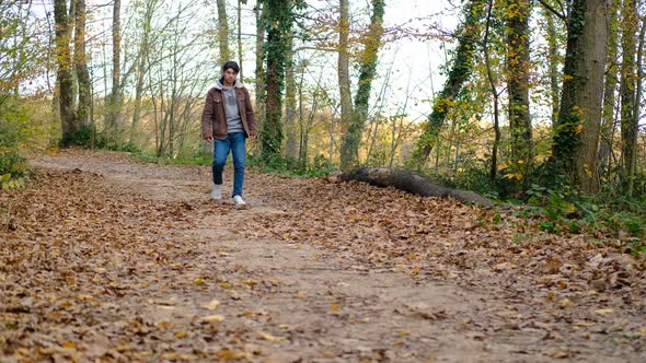 Autumn Young Man