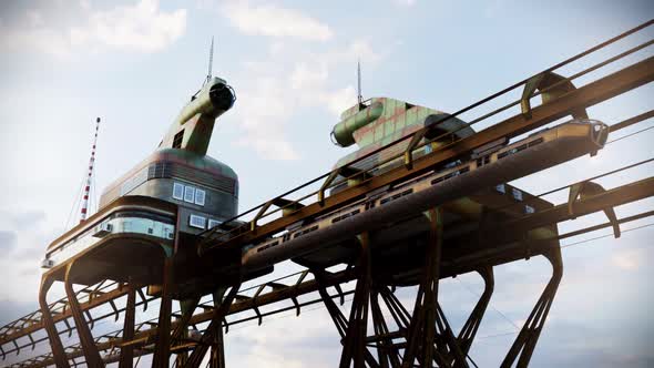 Endless Steampunk Subway Station 