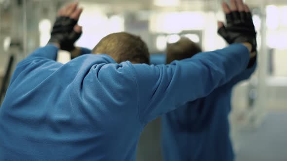 Person Rests After Doing the Exercises