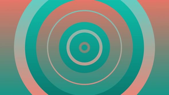 Gradient seamless looped animated background. Circle ring minimal animation.