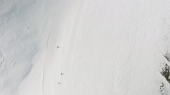 People Snowboarding Skiing at Ski Resort