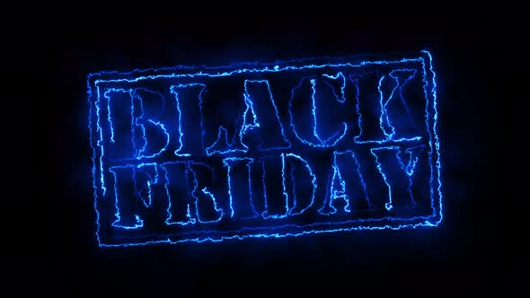 Video animation Black Friday, the day of big discounts. Shopping on Black Friday and Cyber Monday.
