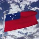 Samoa Flag With Sky - VideoHive Item for Sale