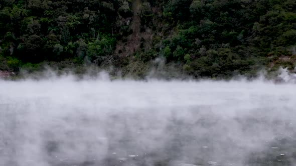 A Natural Hot Spring in Rotorua, New Zealand