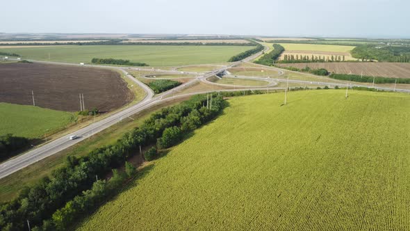 Car Interchange From a Bird'seye View