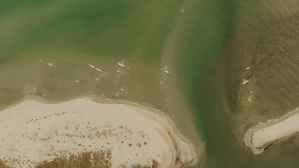 Aerial View of Sea and Coast