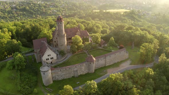 Altenburg castle, Bamberg, Steigerwaldhoehe, Franconia, Germany