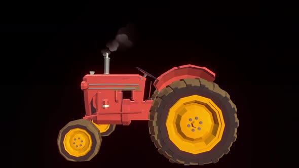 Realistic Tractor 3D