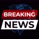 Breaking News Background With Digital Earth Hud Rotating, Globe Rotating - VideoHive Item for Sale