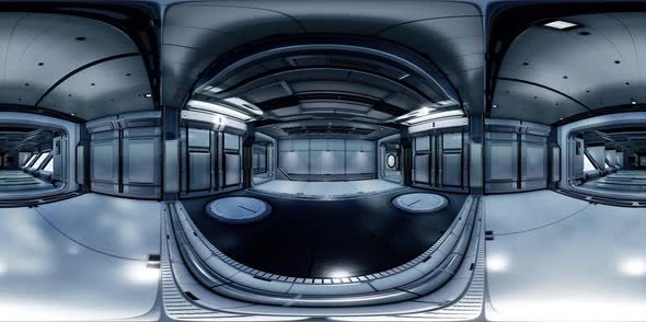 Vr360 View of Spaceship Interior