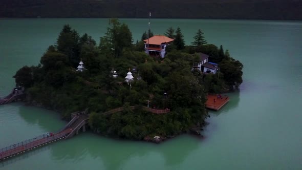 Pagsum Lake Aerial - Tibet